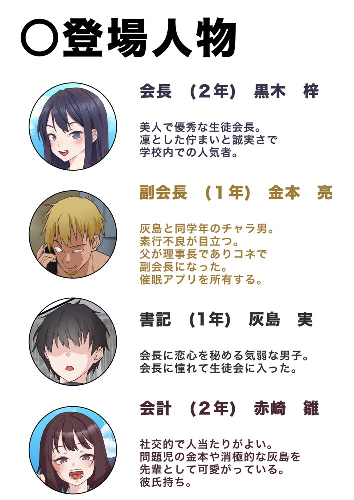 催●チャラ男と寝取られ生徒会 NTR2【白猫屋】 エロ同人誌画像 002